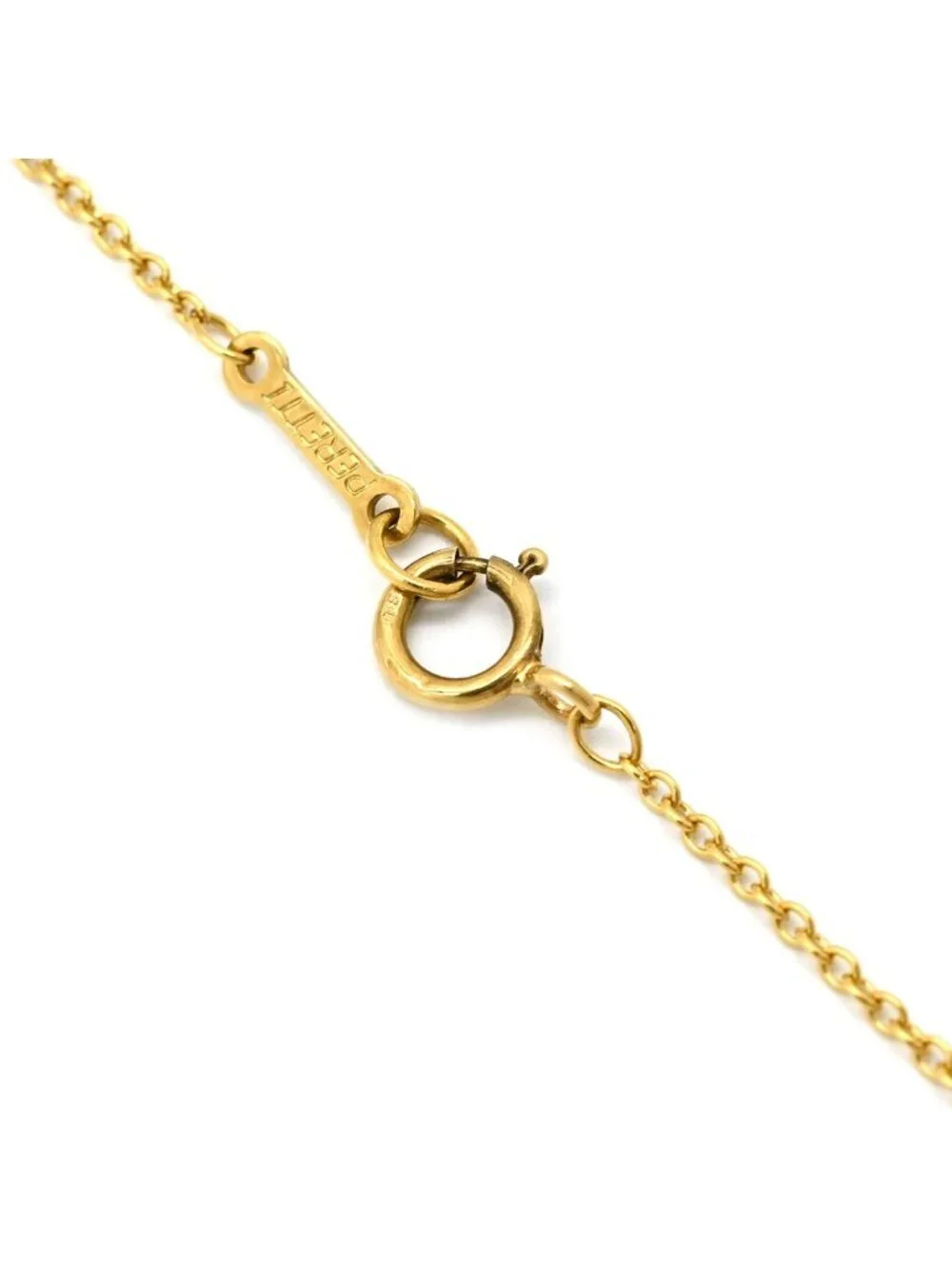 Tiffany & Co Necklace Small Cross Yellow Gold T& Elsa Peretti YG